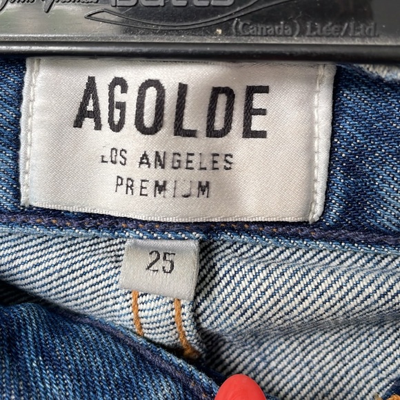 Agolde cropped denim jeans - Picture 6 of 9
